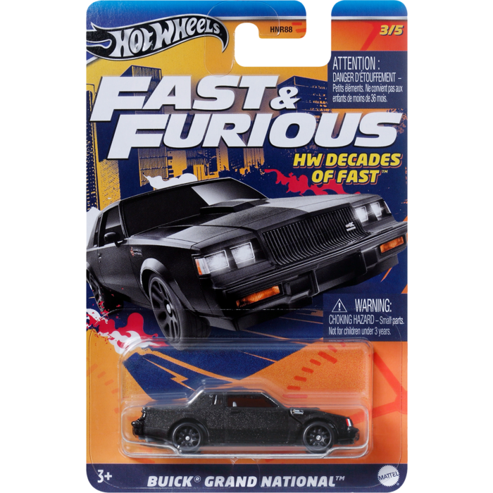 HOT WHEELS DECADES OF FAST - BUICK GRAND NATIONAL - Toyworld Frankston