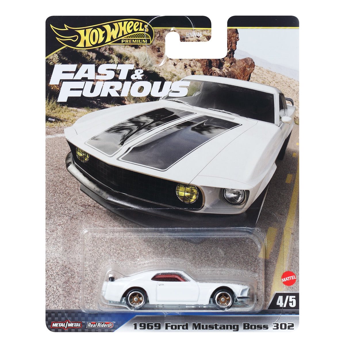 HOT WHEELS PREMIUM FAST & FURIOUS - 1969 FORD MUSTANG BOSS 302 - Toyworld Frankston