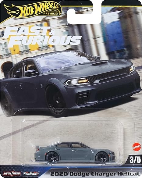 HOT WHEELS PREMIUM FAST & FURIOUS - 2020 DODGE CHARGER HELLCAT - Toyworld Frankston
