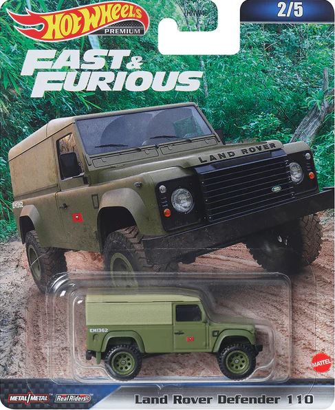 HOT WHEELS PREMIUM FAST & FURIOUS LAND ROVER DEFENDER 110 - Toyworld Frankston