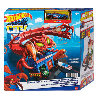 HOTWHEELS CITY SCORPION FLEX ATTACK PLAYSET - Toyworld Frankston