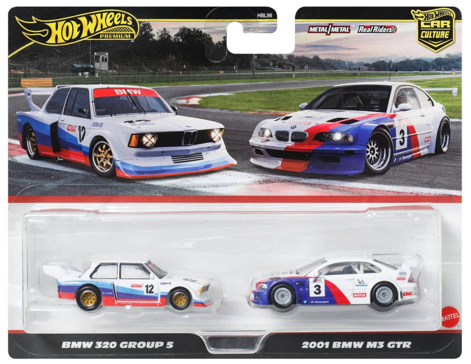 Hot Wheels with two race BMW's