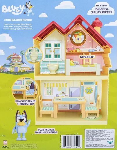 BLUEY - MINI BLUEY HOME - Toyworld Frankston