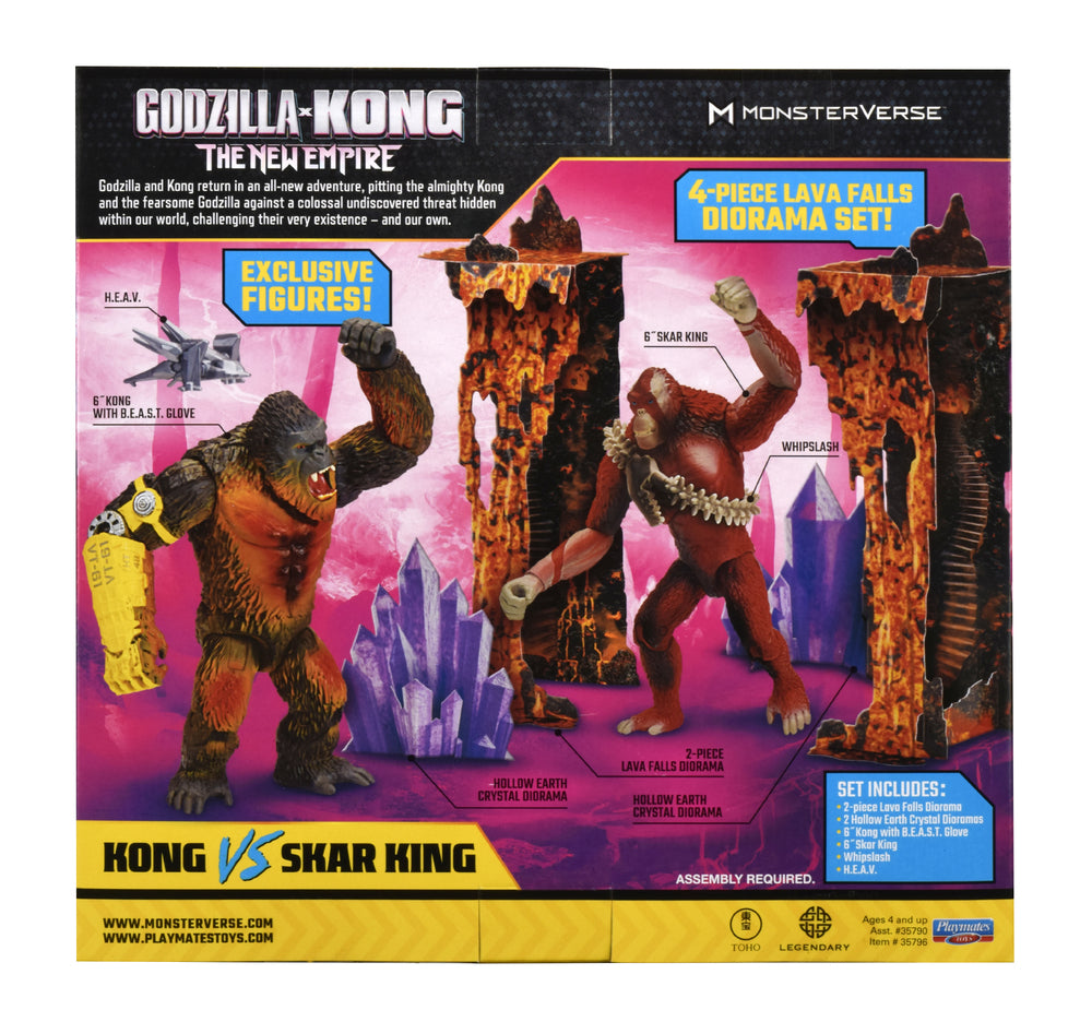 GODZILLA X KONG - THE NEW EMPIRE 2 PACK KONG VS SKAR KING - Toyworld Frankston