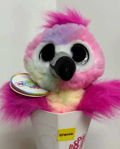 ZURU COCO SURPRISE CONES RAINBOW COLLECTION - HUEY THE FLAMINGO - Toyworld Frankston