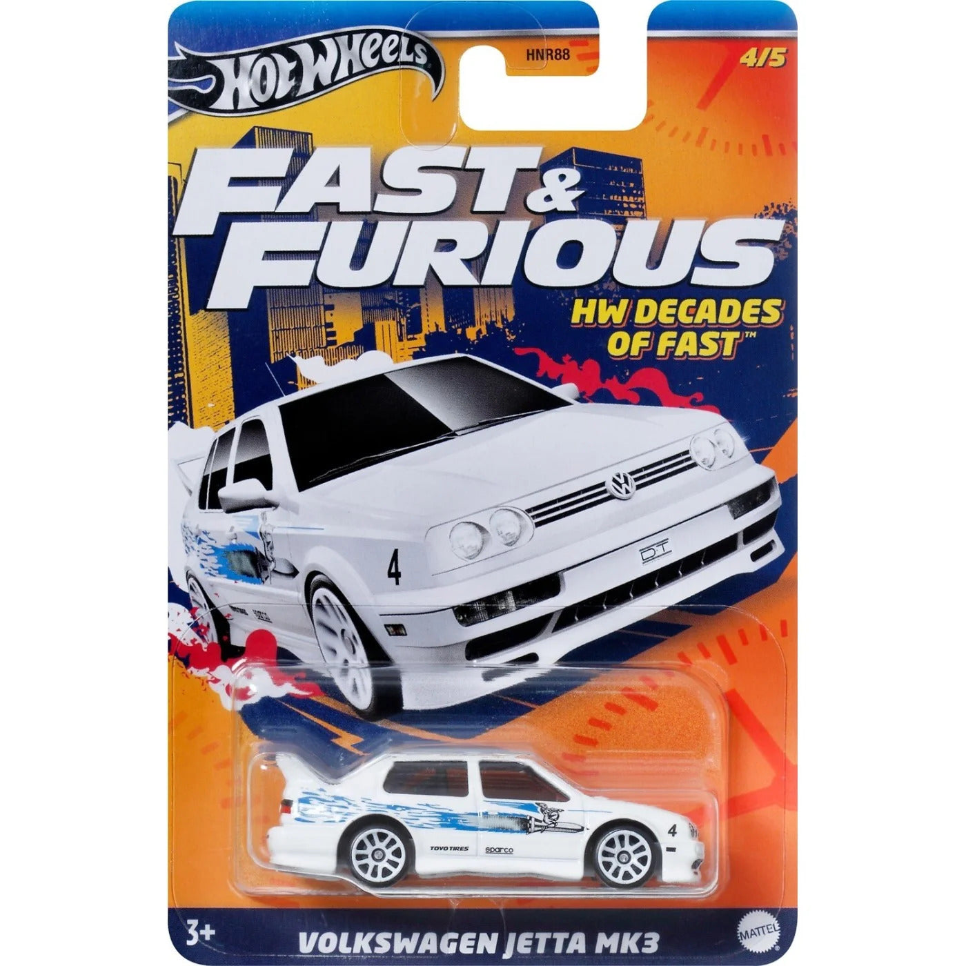 HOT WHEELS DECADES OF FAST - VOLKSWAGEN JETTA MK3 - Toyworld Frankston