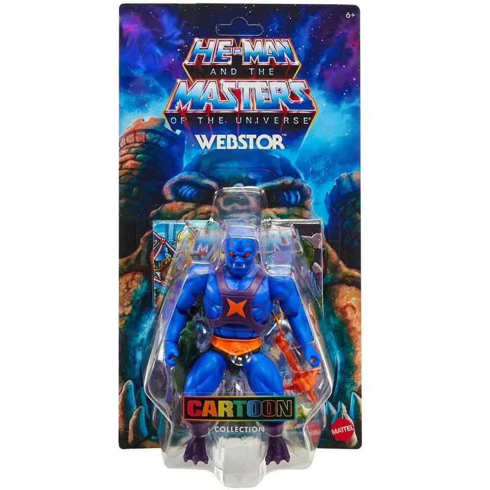 HE-MAN MASTERS OF THE UNIVERSE ORIGINS FIGURINE - WEBSTOR - CARTOON COLLECTION - Toyworld Frankston