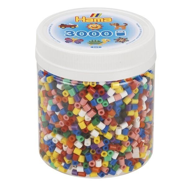 HAMA BEADS - TUB BOLD 3000PCS - Toyworld Frankston