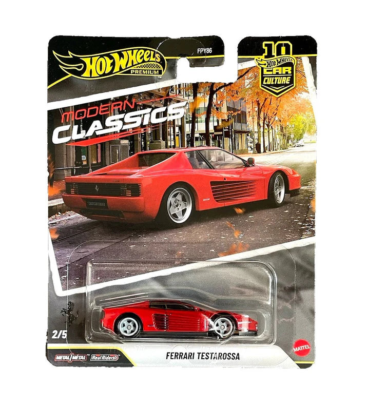 HOT WHEELS PREMIUM MODERN CLASSICS - FERRARI TESTAROSSA