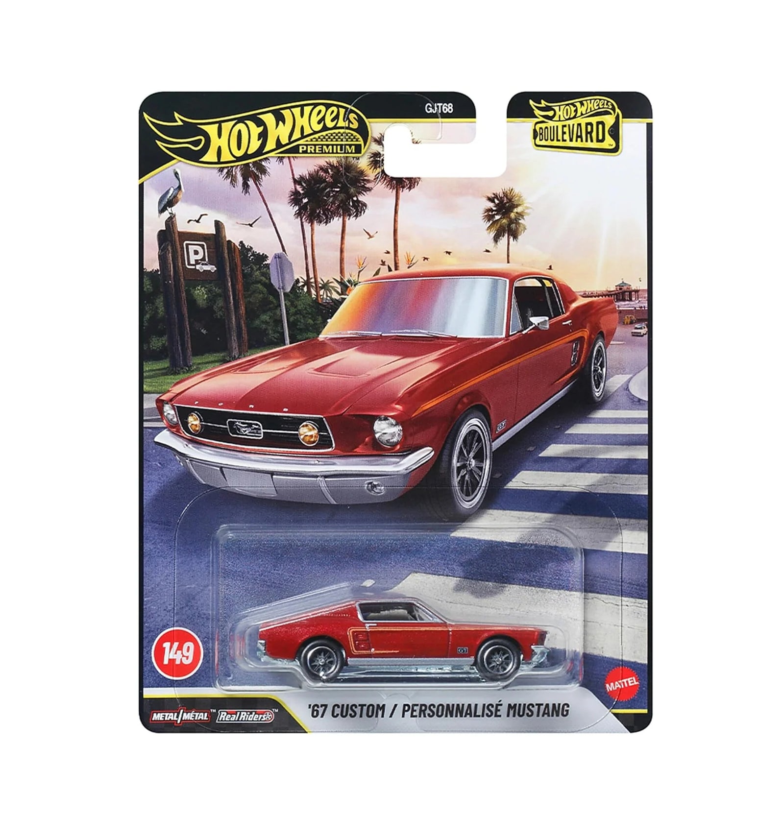 HOT WHEELS PREMIUM BOULEVARD 149 - '67 CUSTOM MUSTANG