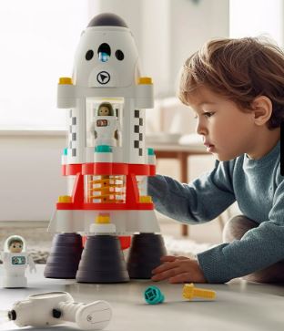 IPLAY ILEARN MUSICAL SPACE ADVENTURE ROCKET SET - Toyworld Frankston