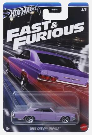 HOT WHEELS FAST & FURIOUS - 1966 CHEVY IMPALA - Toyworld Frankston