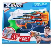 ZURU X SHOT-FAST FILL WATER GUN-NANO-ORANGE FLAME - Toyworld Frankston