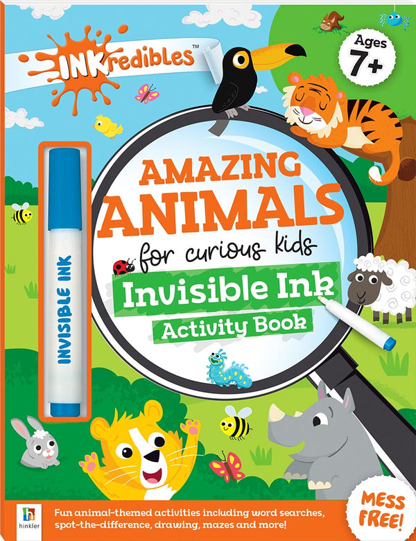 INKREDIBLES - AMAZING ANIMALS INVISIBLE INK ACTIVITY BOOK