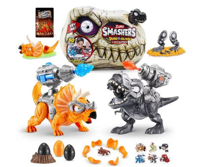 ZURU SMASHERS - DINO ISLAND T REX BATTLES PLAYSET - Toyworld Frankston