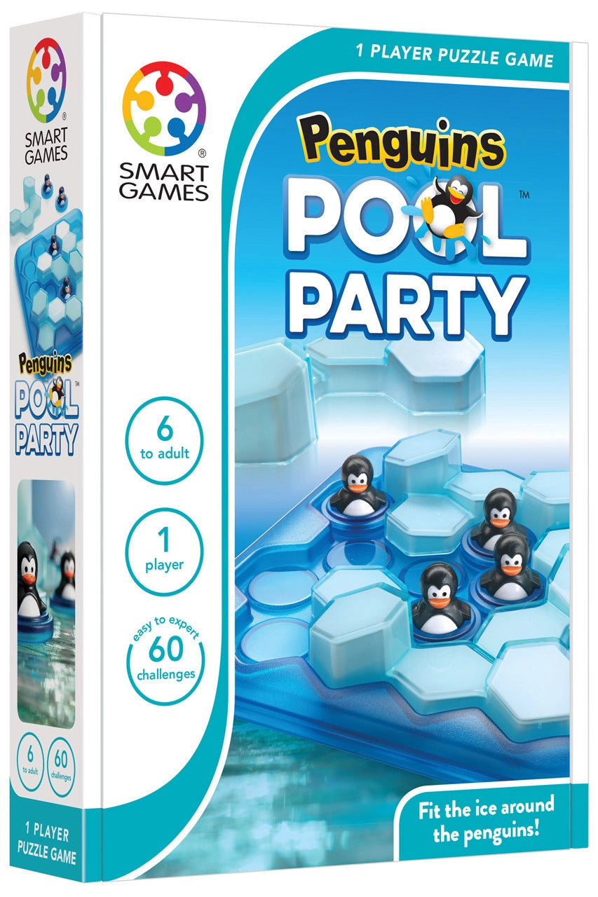 SMART GAMES PENGUINS POOL PARTY PUZZLE GAME - Toyworld Frankston