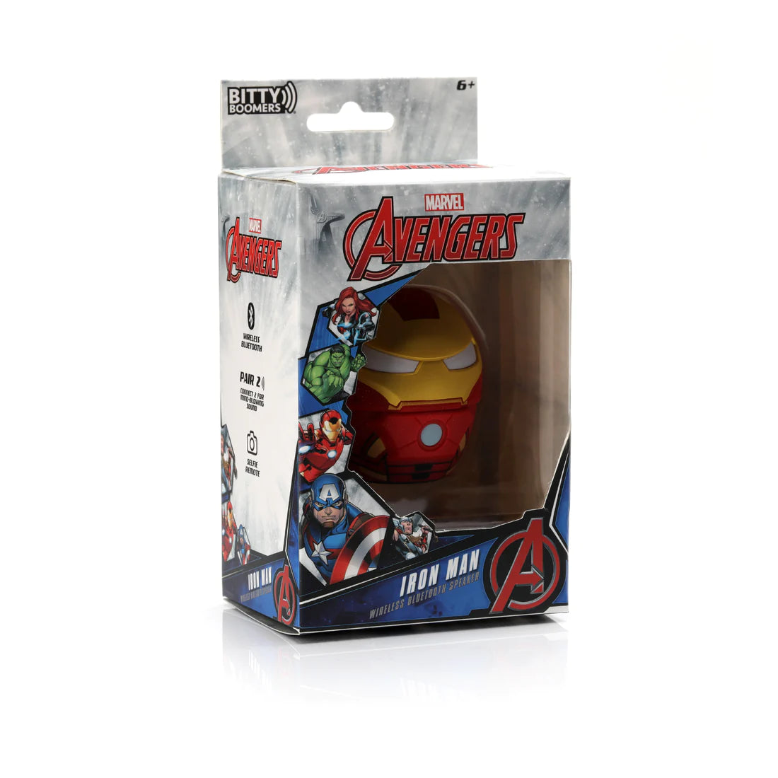 BITTY BOOMERS MARVEL IRON MAN BLUETOOTH SPEAKER - Toyworld Frankston