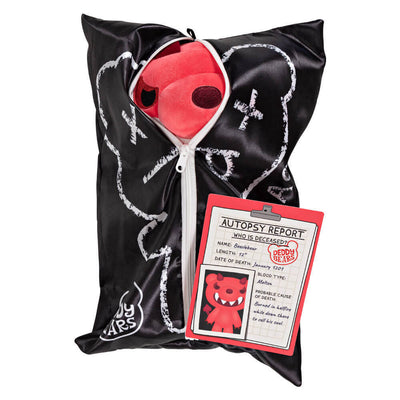 DEDDY BEARS - PLUSH IN BODY BAG 30CM - 'BEEZLEBEAR' - Toyworld Frankston