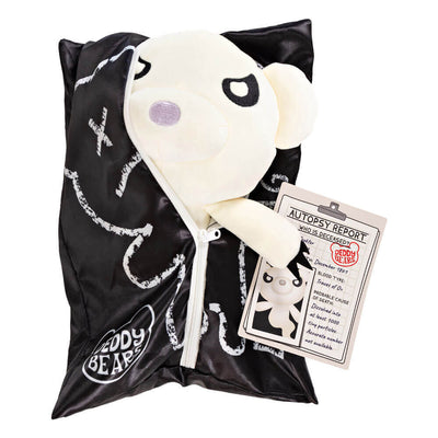 DEDDY BEARS - PLUSH IN BODY BAG 30CM - 'SPEKTER' - Toyworld Frankston