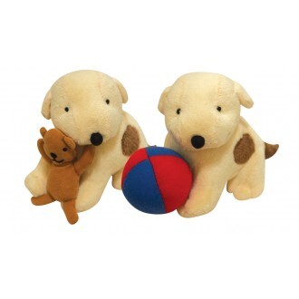 JASNOR - SPOT THE DOG - TEDDY OR BALL 10CM SOFT PLUSH - Toyworld Frankston