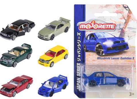 MAJORETTE JAPAN SERIES PREMIUM CARS 6 ASSORTMENT - Toyworld Frankston