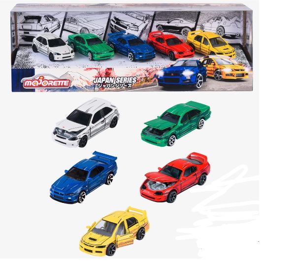 MAJORETTE JAPAN SERIES 5 PIECE GIFTPACK - Toyworld Frankston