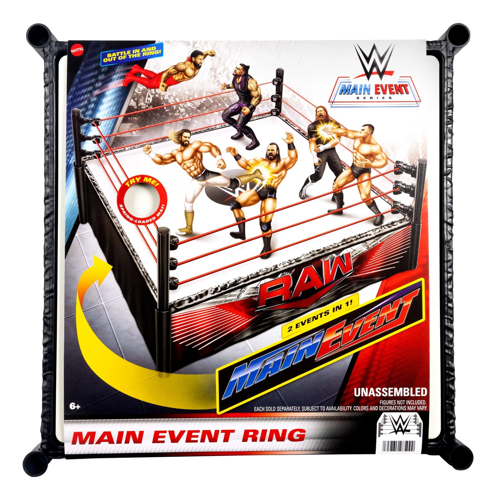 WWE MAIN EVENT SERIES - RING - Toyworld Frankston