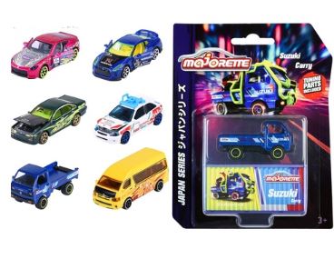 MAJORETTE JAPAN SERIES DELUXE CARS 6 ASSORTMENT - Toyworld Frankston