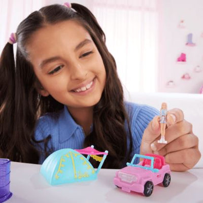 MINI BARBIE LAND - BARBIE COLOUR CHANGE JEEP