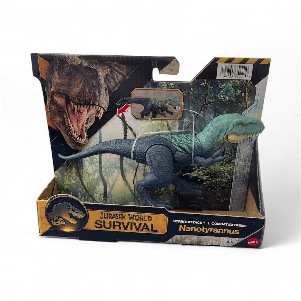 JURASSIC WORLD SURVIVAL STRIKE ATTACK - NANOTYRANNUS - Toyworld Frankston