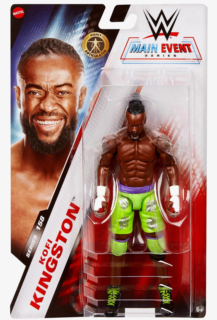 WWE MAIN EVENT SERIES 158 - KOFI KINGSTON - Toyworld Frankston