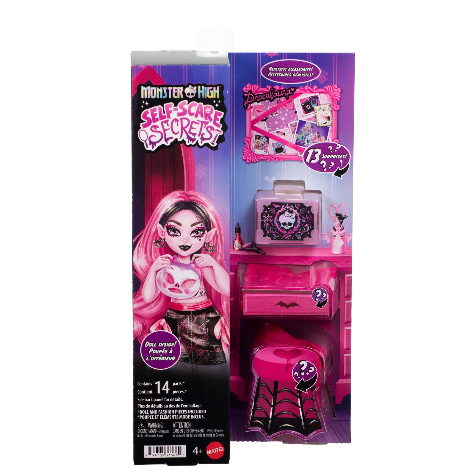 MONSTER HIGH SELF-SCARE SECRETST - DRACULAURA - Toyworld Frankston