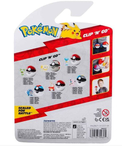 POKEMON CLIP 'N' GO - JIGGLYPUFF AND MOON BALL - Toyworld Frankston