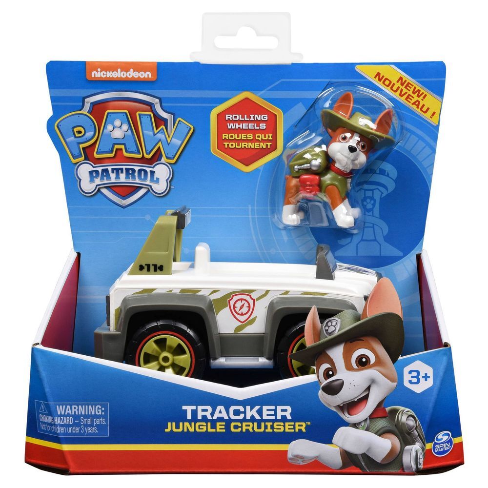PAW PATROL VEHICLES - TRACKER JUNGLE CRUISER - Toyworld Frankston