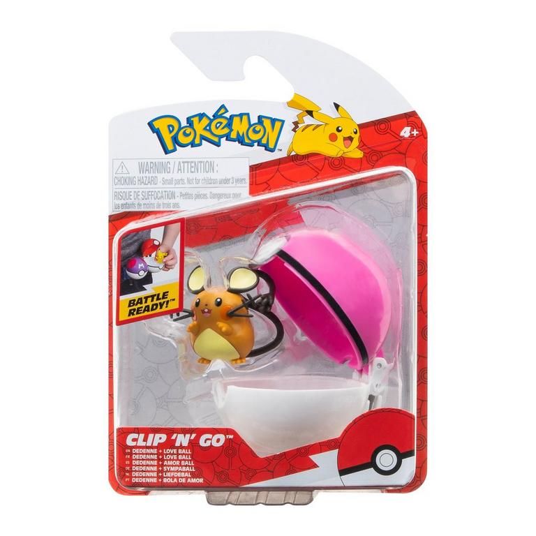 POKEMON CLIP 'N' GO - DEDENNE AND LOVE BALL - Toyworld Frankston