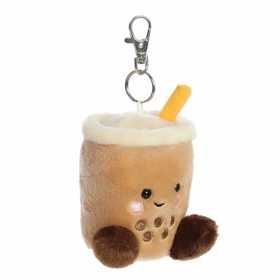 PALM PALS - MILKY TEA BOBA CLIP ON KEY CHAIN