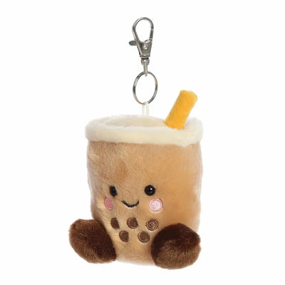 PALM PALS - MILKY TEA BOBA CLIP ON KEY CHAIN