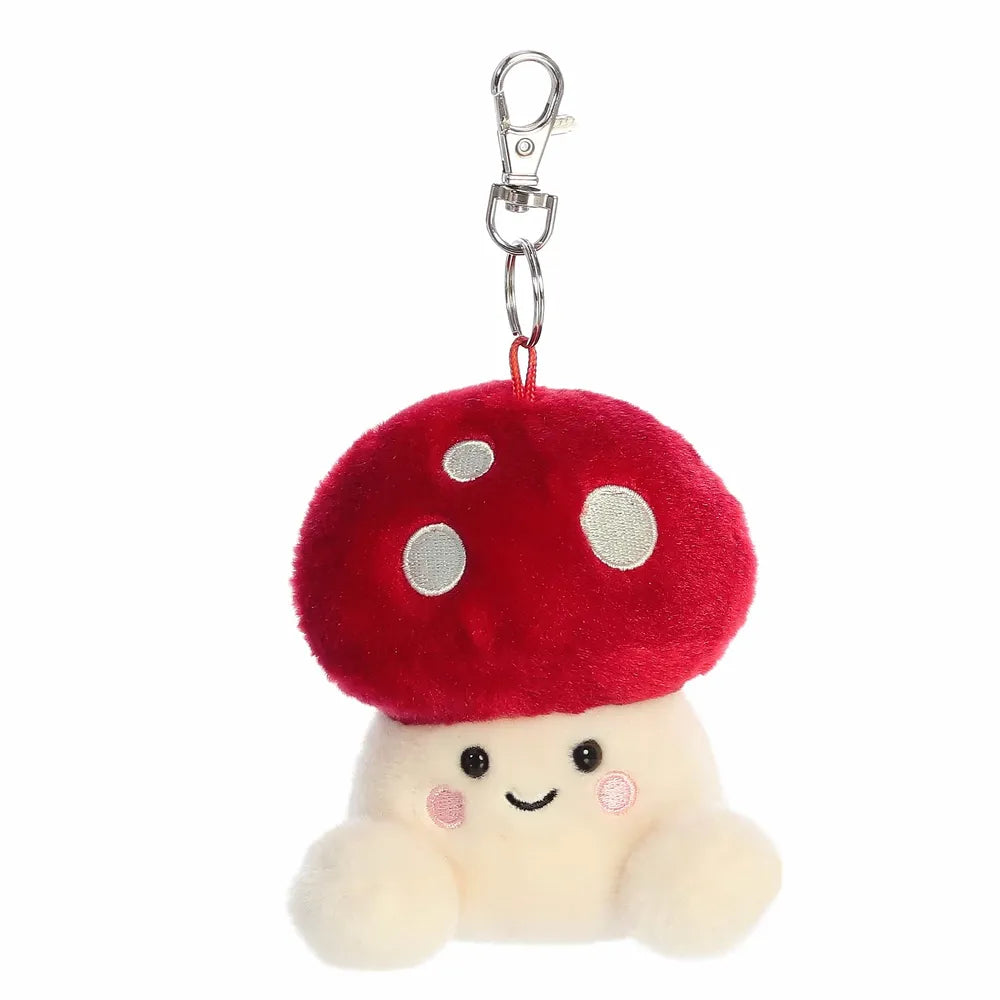 PALM PALS - AMANITA MUSHROOM CLIP ON KEY CHAIN