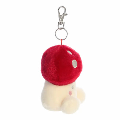 PALM PALS - AMANITA MUSHROOM CLIP ON KEY CHAIN