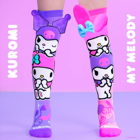 MADMIA - KUROMI AND MY MELODY SOCKS - Toyworld Frankston