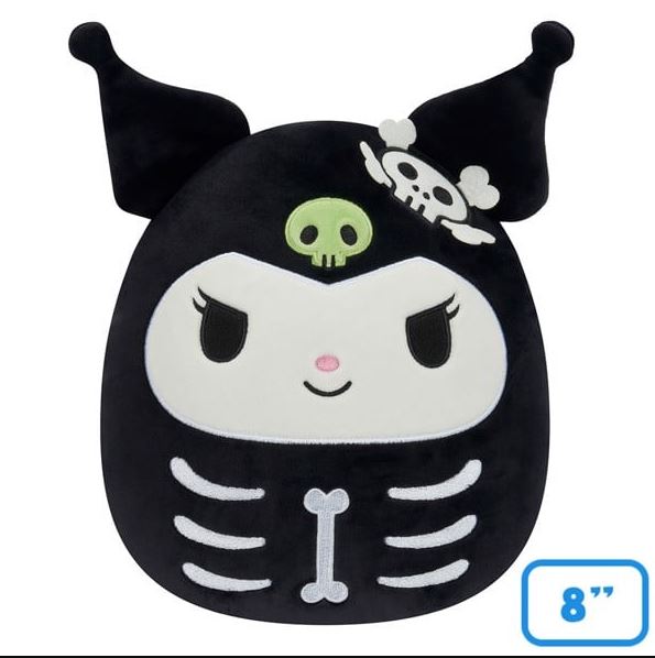 SQUISHMALLOWS - SANRIO 8 INCH PLUSH - HALLOWEEN KUROMI - Toyworld Frankston