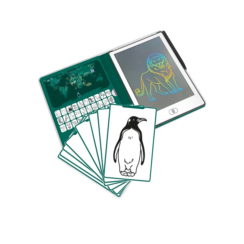 KIDYWOLF - KIDYDRAW LCD TRACING BOOK - ANIMALS AROUND THE WORLD