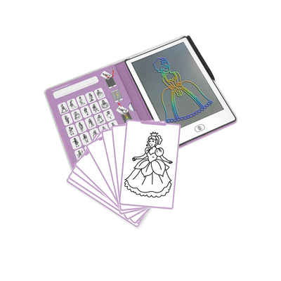 KIDYWOLF - KIDYDRAW LCD TRACING BOOK - PRINCESS AROUND THE WORLD