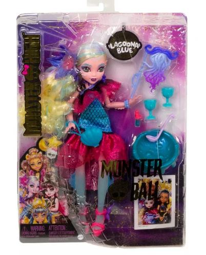 MONSTER HIGH  LAGOONA BLUE IN  MONSTER BALL PARTY DRESS
