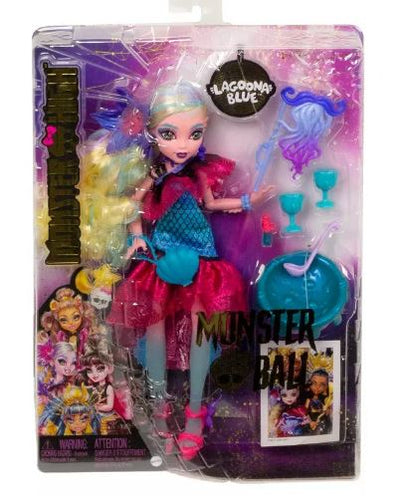 MONSTER HIGH  LAGOONA BLUE IN  MONSTER BALL PARTY DRESS