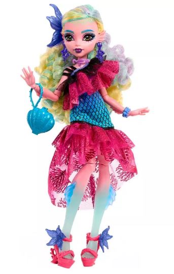 MONSTER HIGH  LAGOONA BLUE IN  MONSTER BALL PARTY DRESS