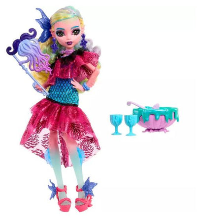 MONSTER HIGH  LAGOONA BLUE IN  MONSTER BALL PARTY DRESS