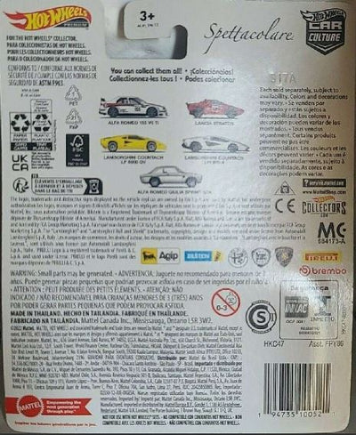 HOT WHEELS - SPETTACOLARE - LAMBORGHINI COUNTACH LP 5000 QV - Toyworld Frankston