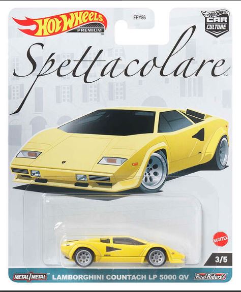 HOT WHEELS - SPETTACOLARE - LAMBORGHINI COUNTACH LP 5000 QV - Toyworld Frankston