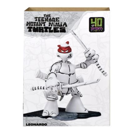 TEENAGE MUTANT NINJA TURTLES - 40TH ANNIVERSARY ORIGINAL SKETCH - LEONARDO - Toyworld Frankston